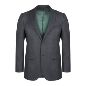 2 Piece Charcoal Wool Serge Suit