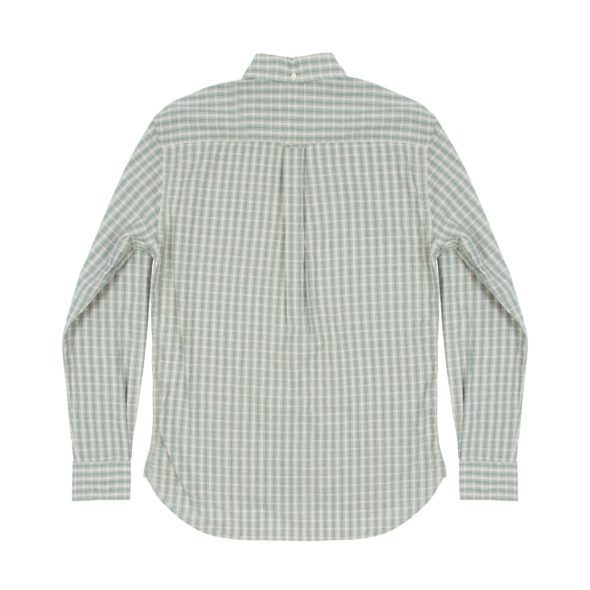 Green Beige Check Cotton Redchurch Shirt