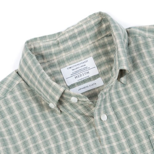 Green Beige Check Cotton Redchurch Shirt