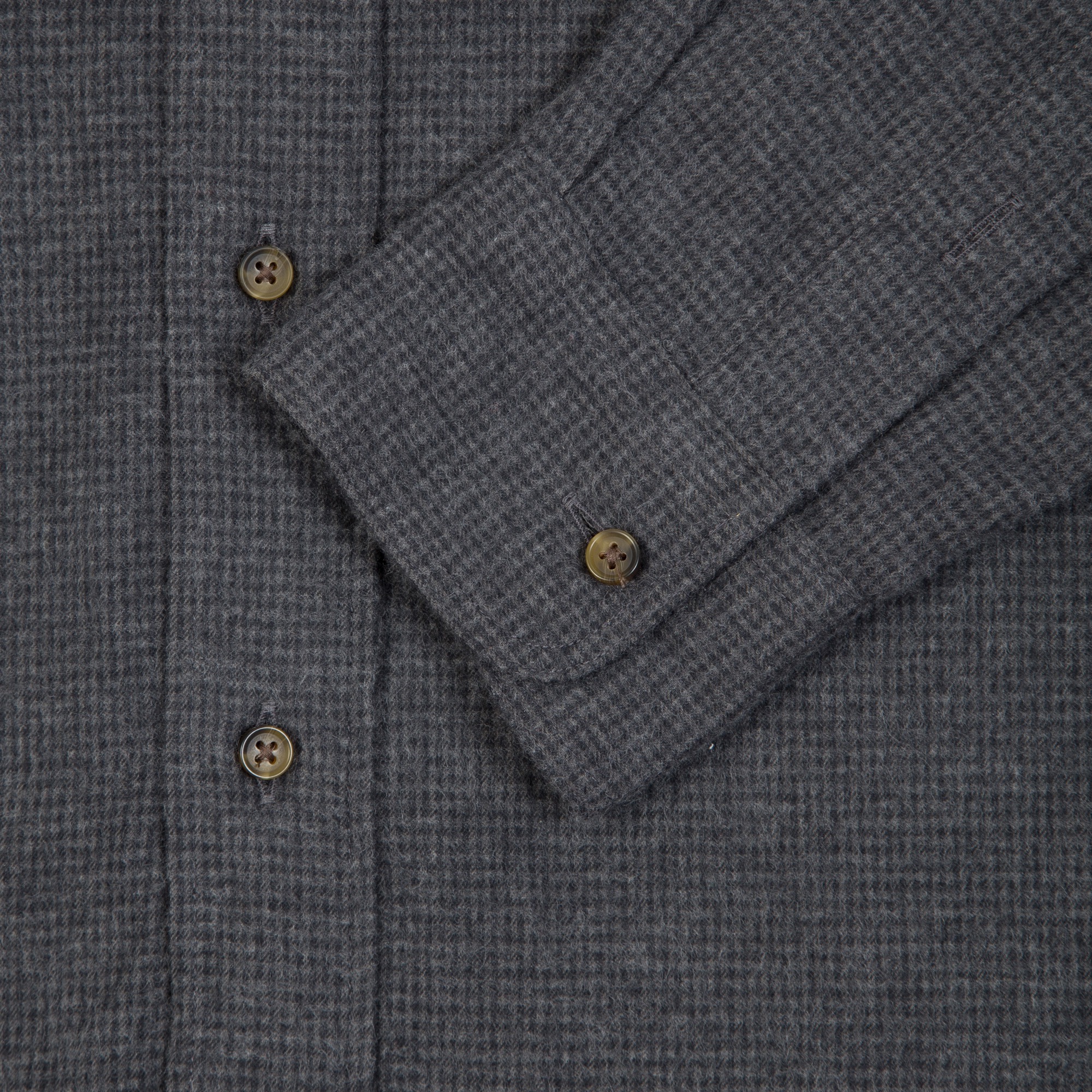Grey Charcoal Gingham Brushed Cotton Redchurch Shirt – Timothy Everest