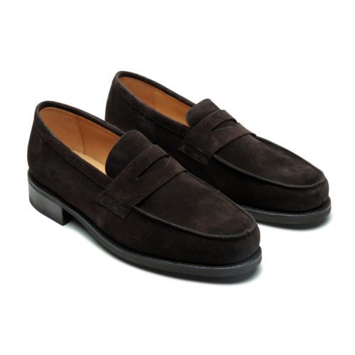 Paraboot Dax – Chocolate Suede Loafer
