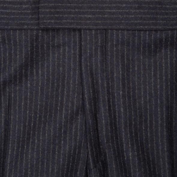 Navy Chalk Stripe House Block Suit Trousers