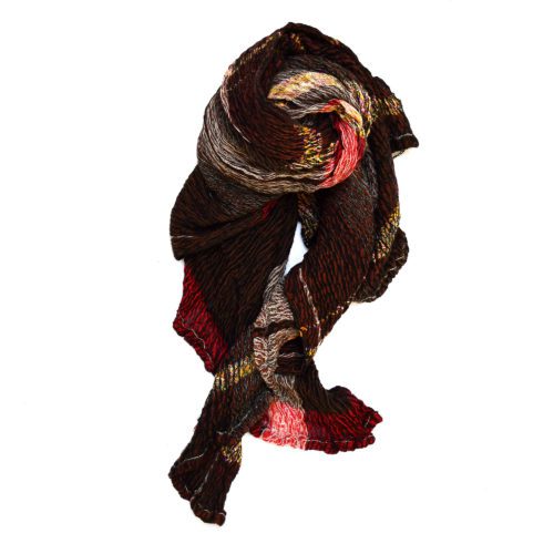 Brown/Red Mix Tamaki Niime ‘Only One’ Scarf