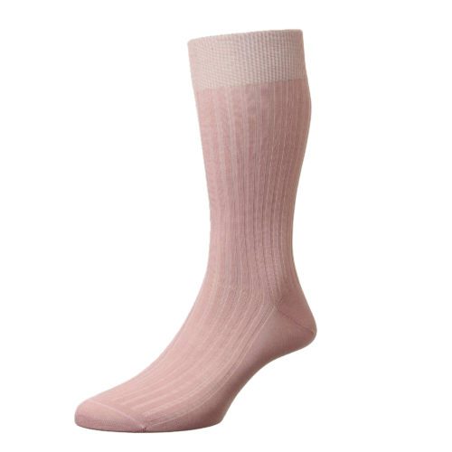 Dusky Pink Cotton Socks – Large