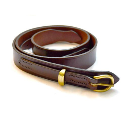 Nut Brown Stockwood Leather Belt
