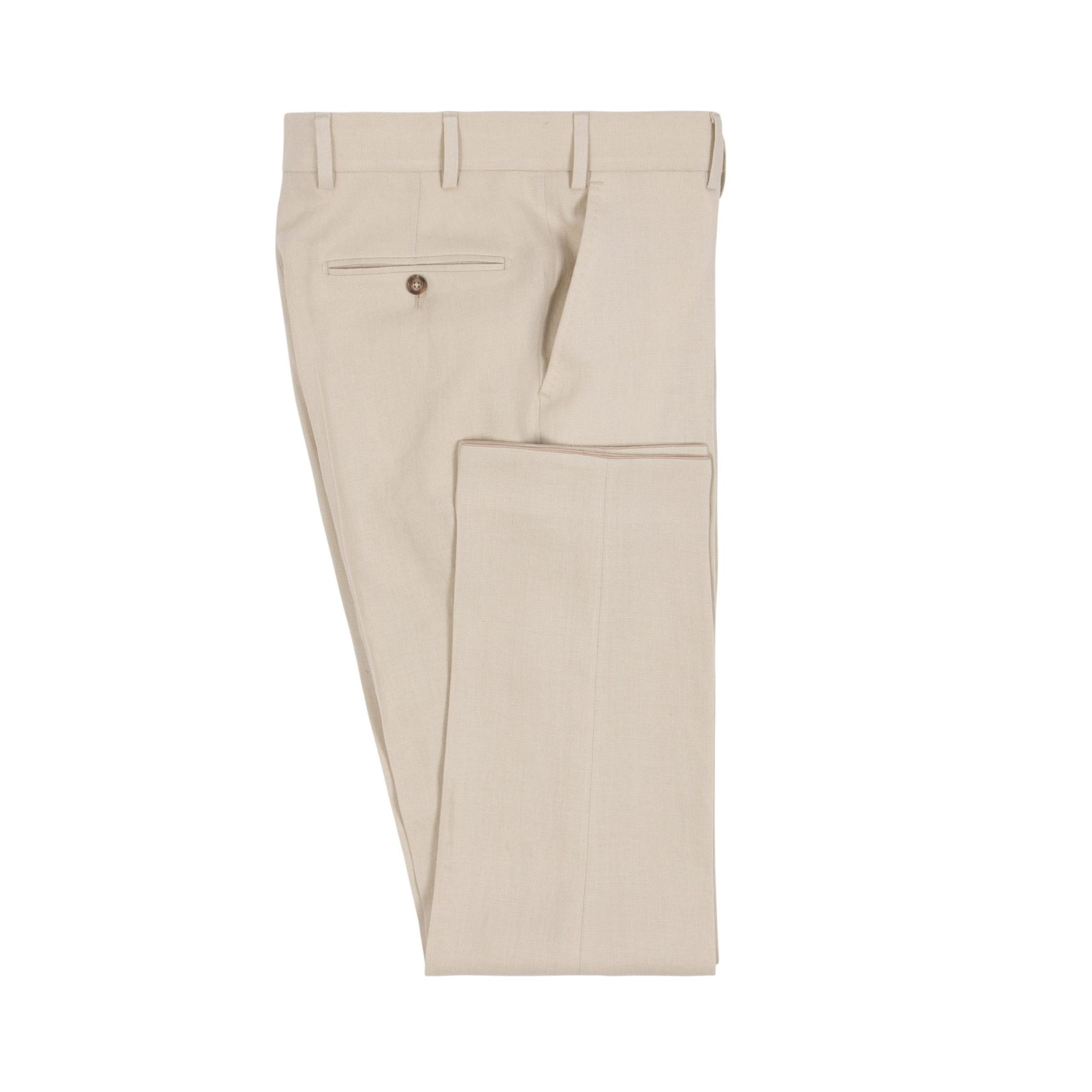 Sand Washed Programme Linen Trouser