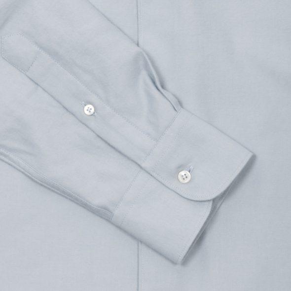 Light Blue Brushed Cotton Twill Hoxton Shirt